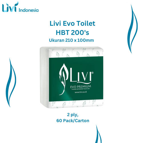 TISSUE LIVI EVO TOILET 200’s - TISU TOILET