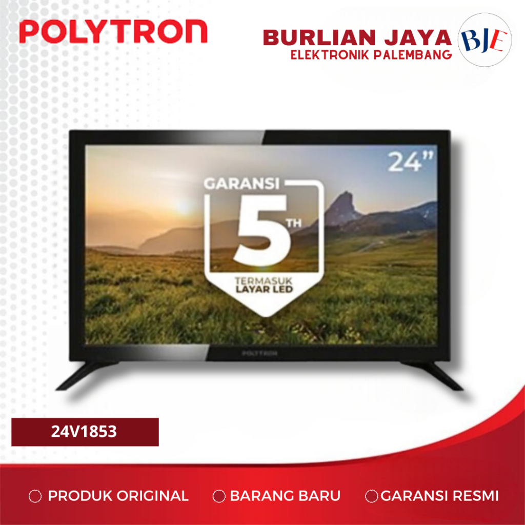 TV DIGITAL 24 INCH POLYTRON 24V1853 TV DIGITAL 24" PALEMBANG