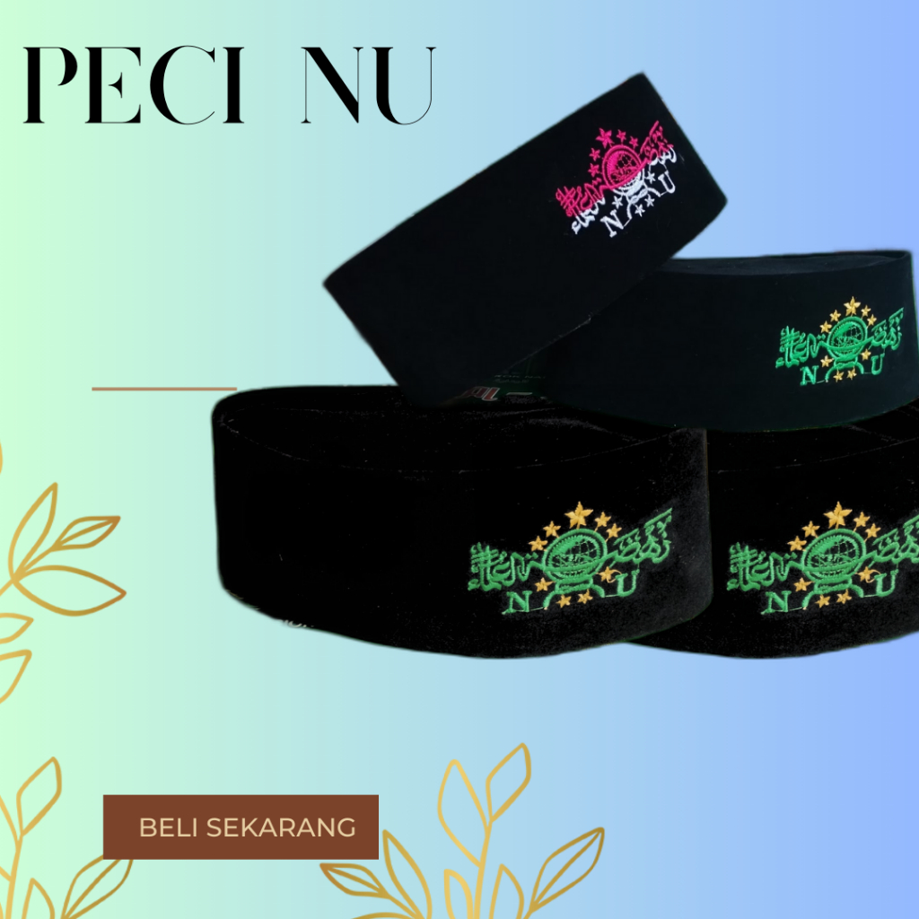 Peci Nu Anak Laki Laki Cowok Impor Keren  Premium Terbaru Original Paling Keren  Songkok Hitam motif