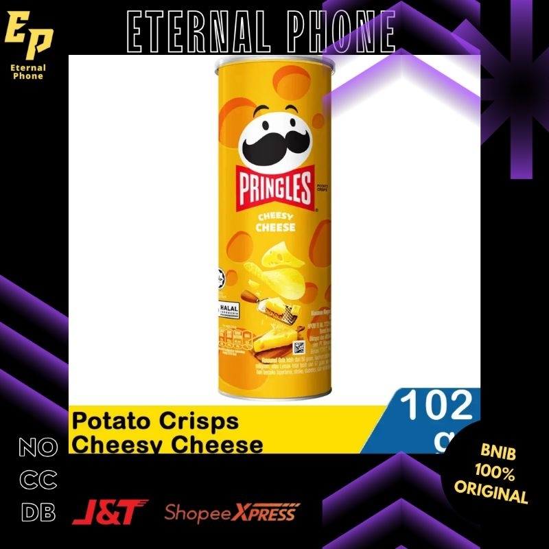 

Pringles Varian Cheesy Cheese 102 gr