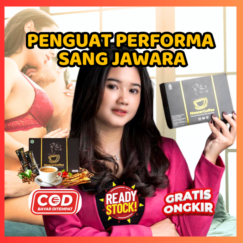 MOONCEER COFFEE ORIGINAL l KOPI PENGUAT PERFORMA PRIA SANG JAWARA TERLARIS BPOM HALAL ORIGINAL