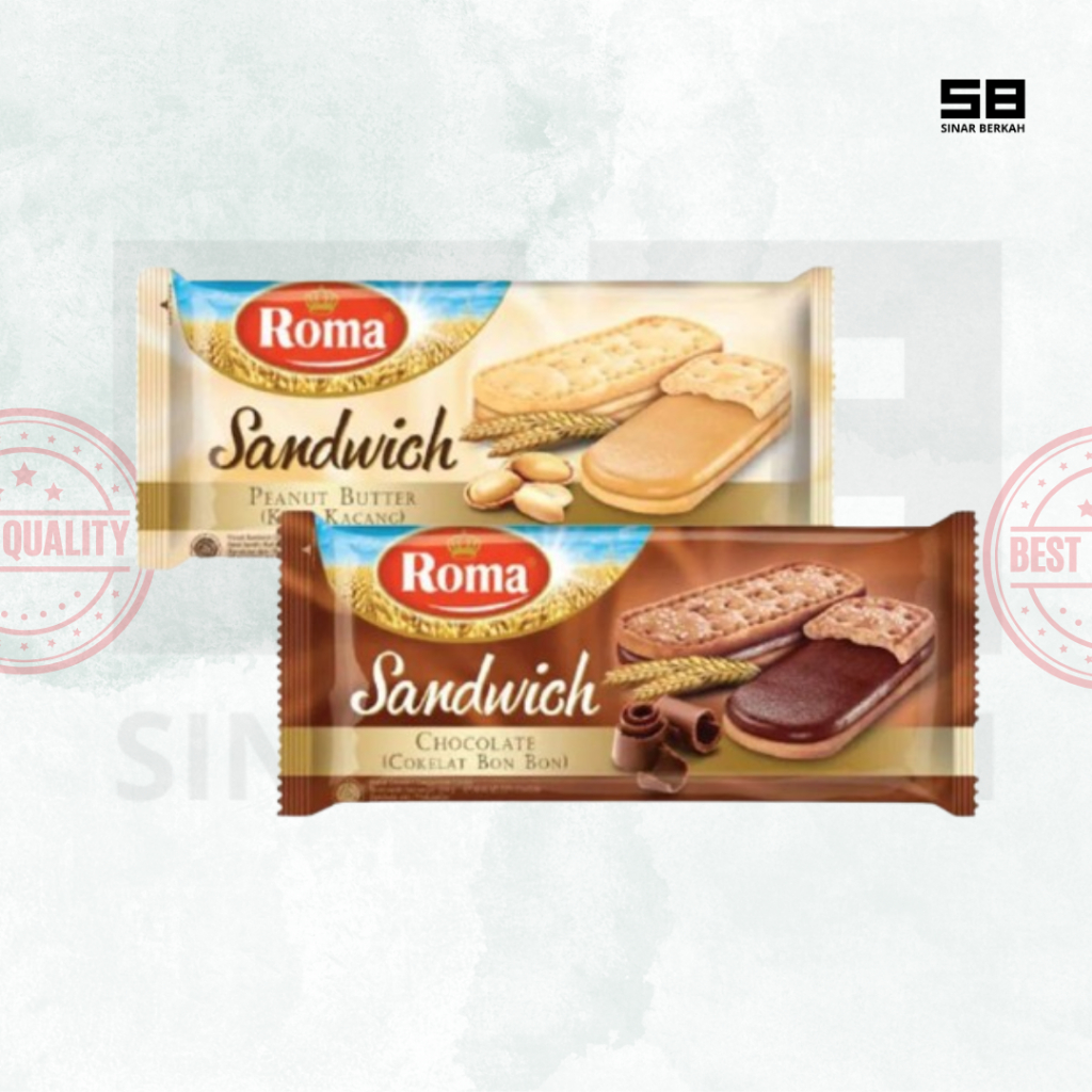 

BISKUIT ROMA SANDWICH 189G 1PCS- SINAR BERKAH