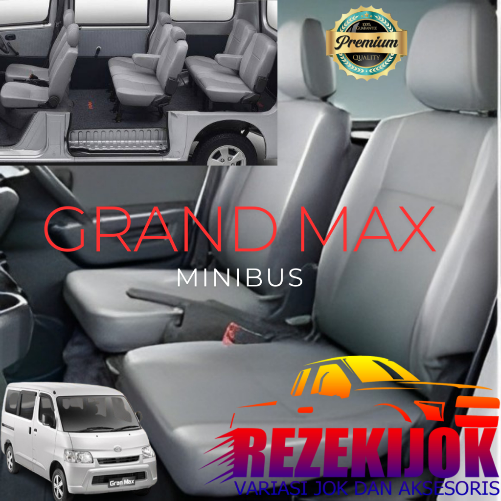 sarung jok mobil grand max minibus depan aja