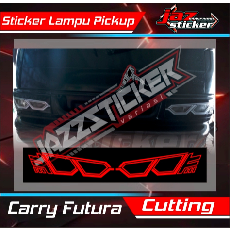 STICKER LAMPU DEPAN PICKUP / FUTURA / CARRY / STICKER MOBIL PICKUP / STOPLAM / CUTTING VIRAL /
