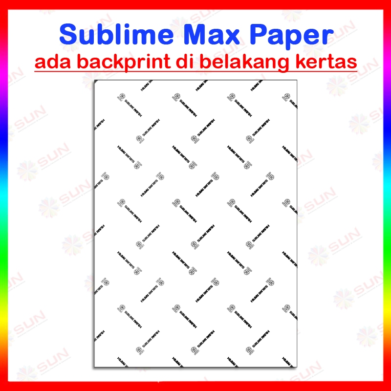 

HJK Kertas Roll Sublime Paper A4 ( 21 cm ) /A3+ ( 33,5 cm ) / A3 (30 cm) / A2 ( 61 cm ) 110 Gram -