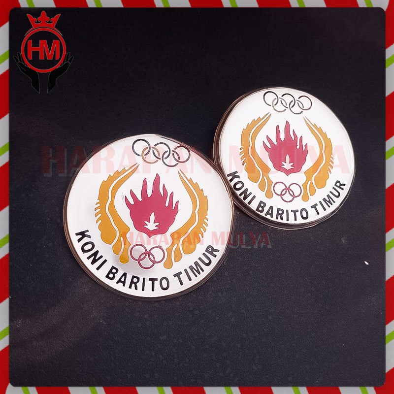 Pin Bros Logo Koni Daerah Model Bulat Pin Koni Pin Bros Custom - Harapan Mulya