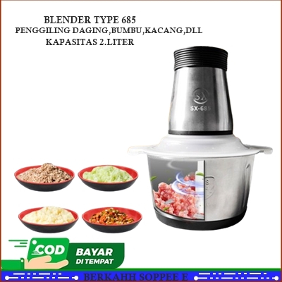 Blender Daging sx-685 Portabel Copper Penggiling Daging dan Sayur, Blender Portable