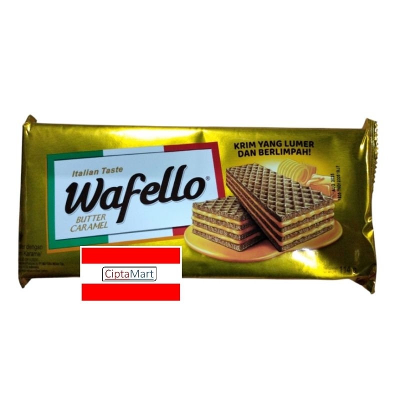 

Wafer Italian Wafello Butter Caramel 114gr