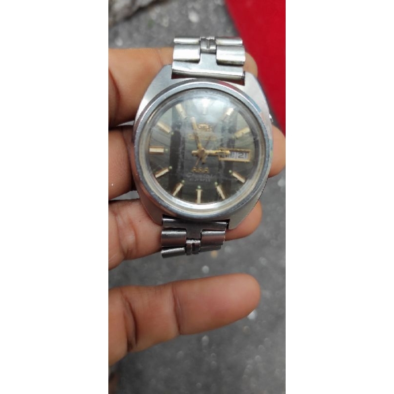 jam tangan orient triple aaa full original bekas