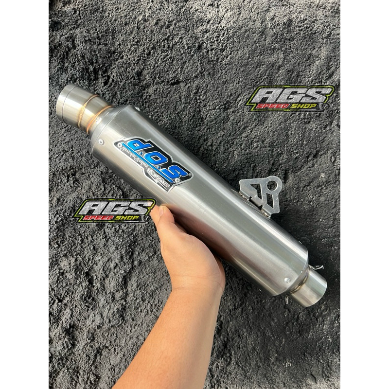 SLINCER KNALPOT RACING DOS BULAT JENONG 30CM INLET 50MM