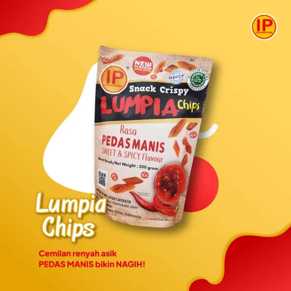 

IP SNACK CRISPY LUMPIA CHIPS PEDAS MANIS