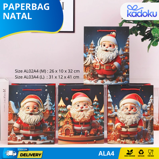 

Paper Bag Natal / Paperbag Christmas / Tas hampers Merry Christmas / Tas Kado Christmas