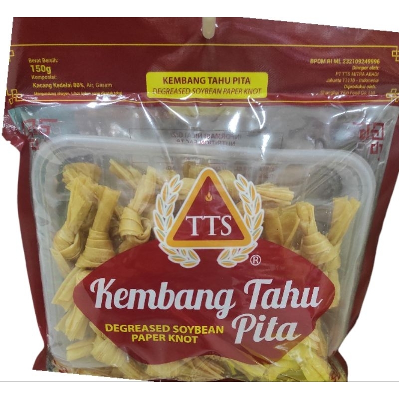 

TTS kembang tahu pita kering 150gr ir