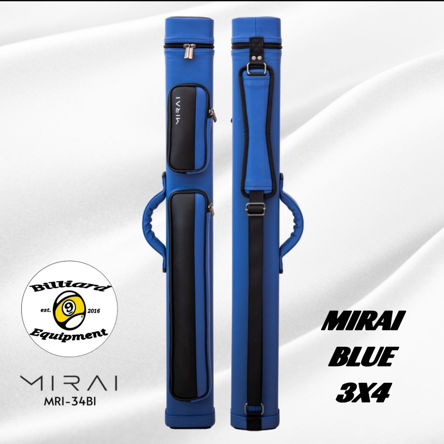 Mirai 3x4 - Blue | Tas Billiard | Cue Case Billiard