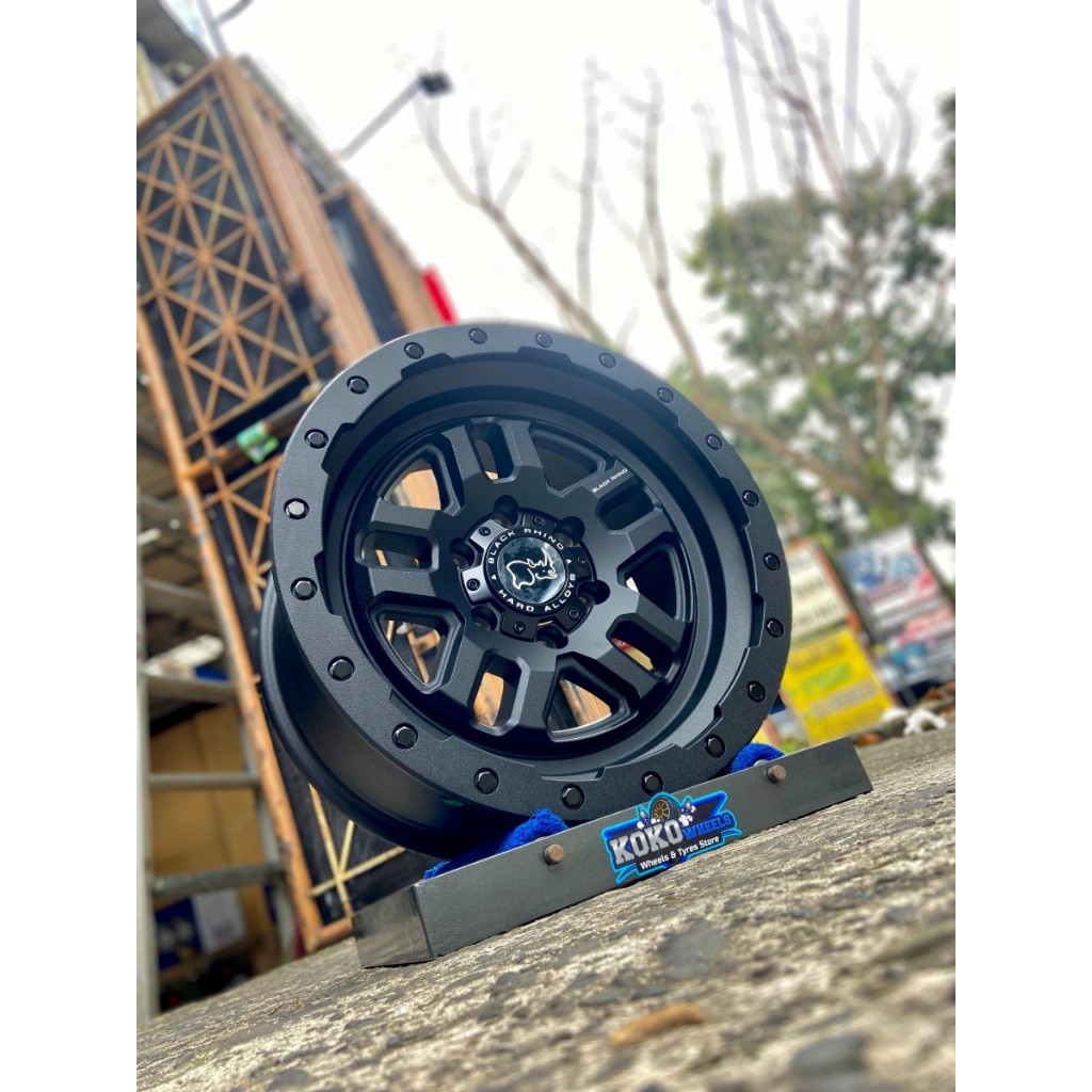 Velg Mobil black rhino Brastow R18 untuk Hilux Triton Fortuner