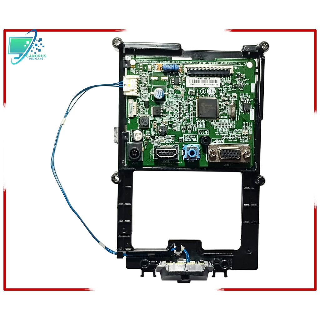Mainbord led monitor 20inch LG 20MK400H - Board led monitor 20inch LG 20M35A - Kabel lvds moniotor 2