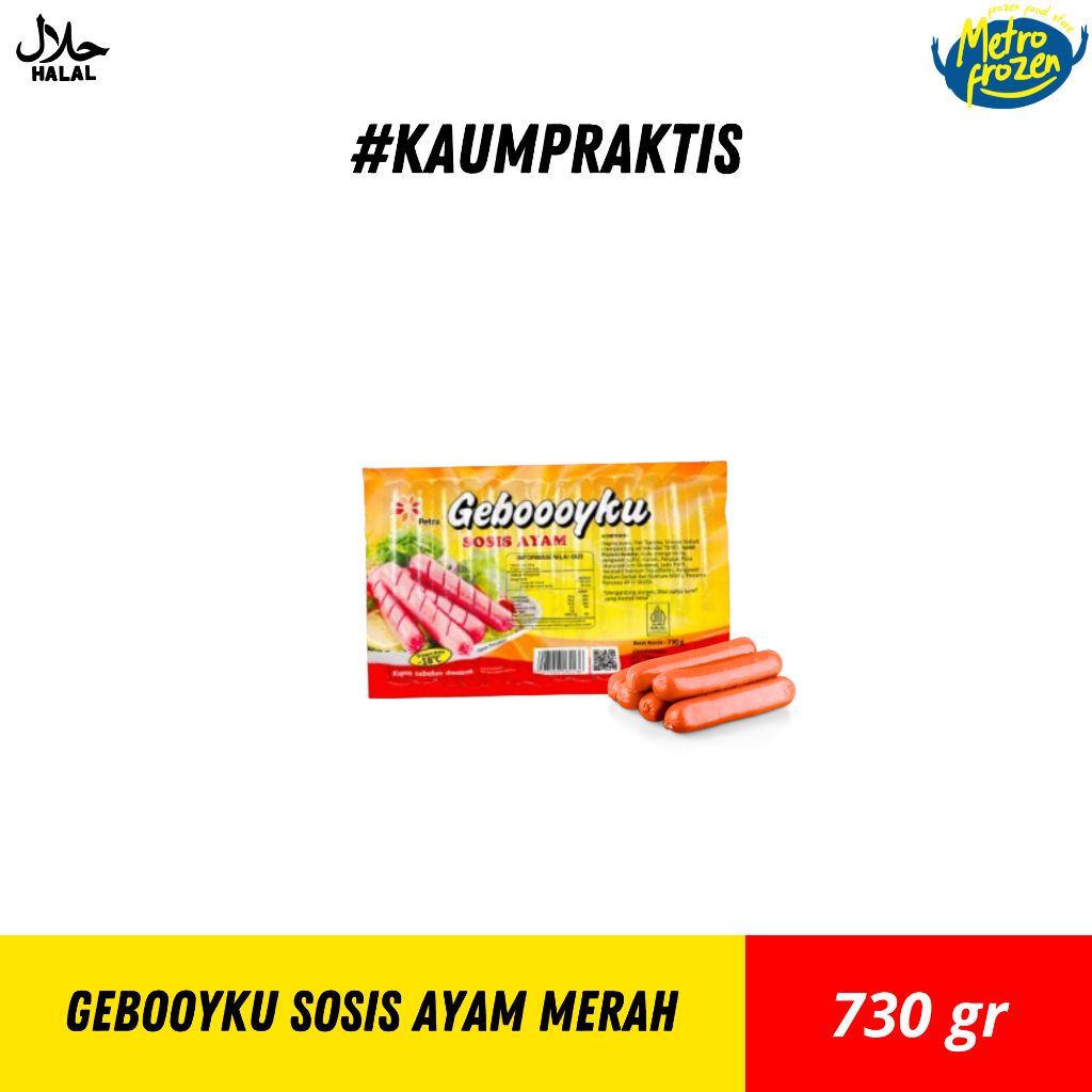 

GEBOOY Sosis Ayam Merah 730gr