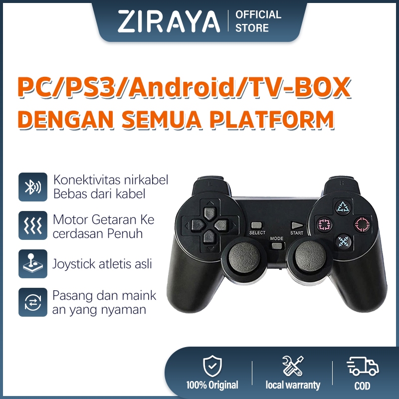 ZIRAYA Gamepad Wireless Bluetooth Controller for PS4 PC Android Gaming Joystick