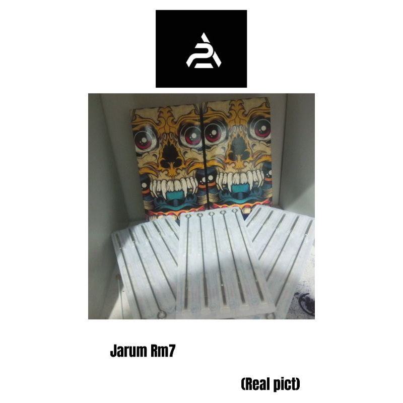 Jarum Shading RM Selembar Isi 5 Batang Untuk Arsir Tato - Jarum Tattoo Premium Berkualitas Original 