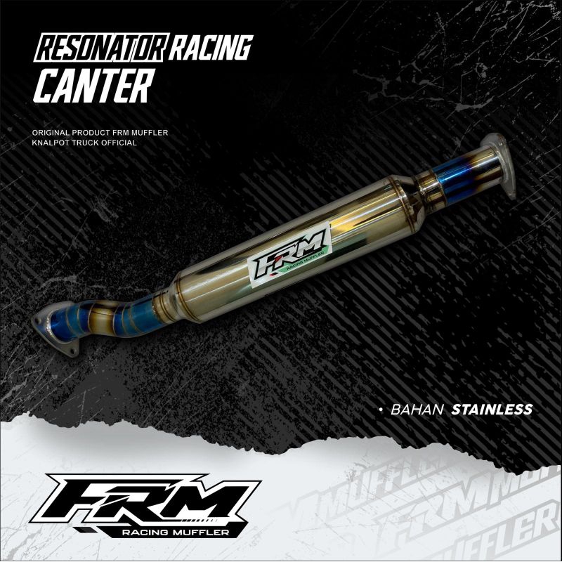 Knalpot Resonator Racing Canter Original FRM