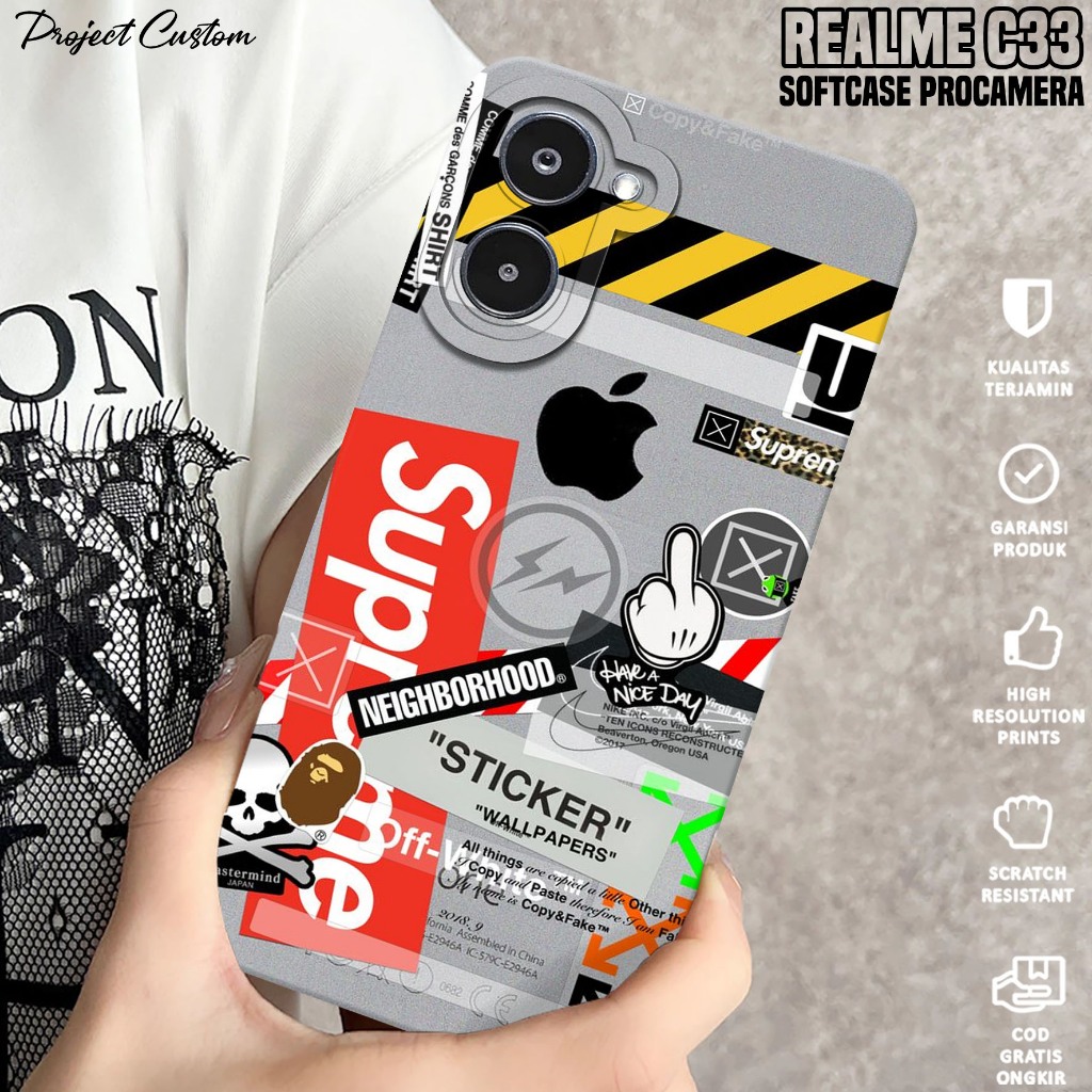 Softcase Hp Realme C33 - Case Hp Realme C33 ( BA ) Silikon Hp Realme C33 - Casing Hp Realme C33 - Ca