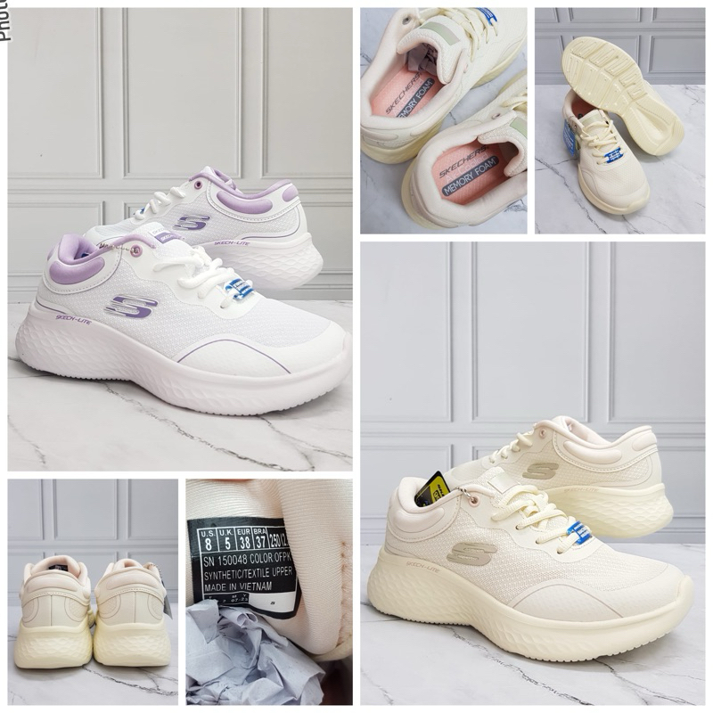 TERMURAH Sepatu Skechers Lite Pro Women / Gorun / Slip On Canvas / Kanvas / Sepatu Slip On Casual Ta