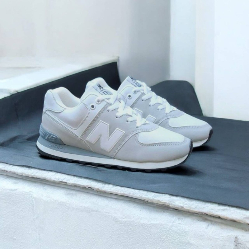 Sepatu New Balance 574 Encap White Grey