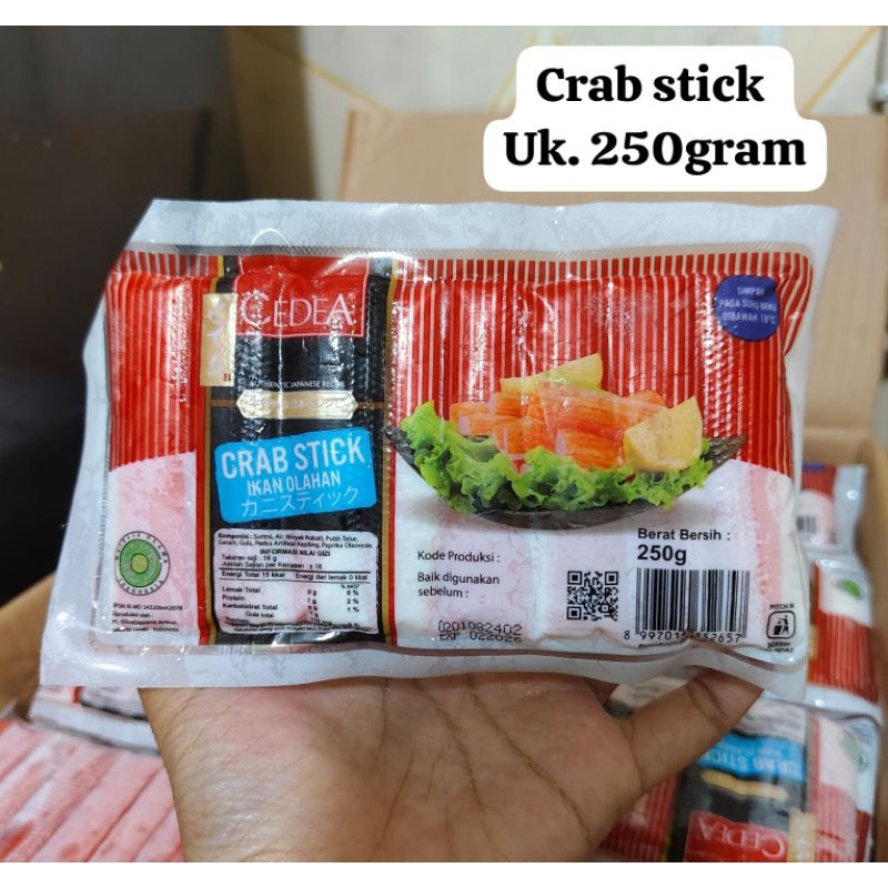 

frozen food olahan ikan cedea crab stik kemasan 250gr