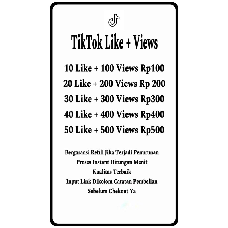 TIKTOK LIKE VIEWS FAST INSTANT