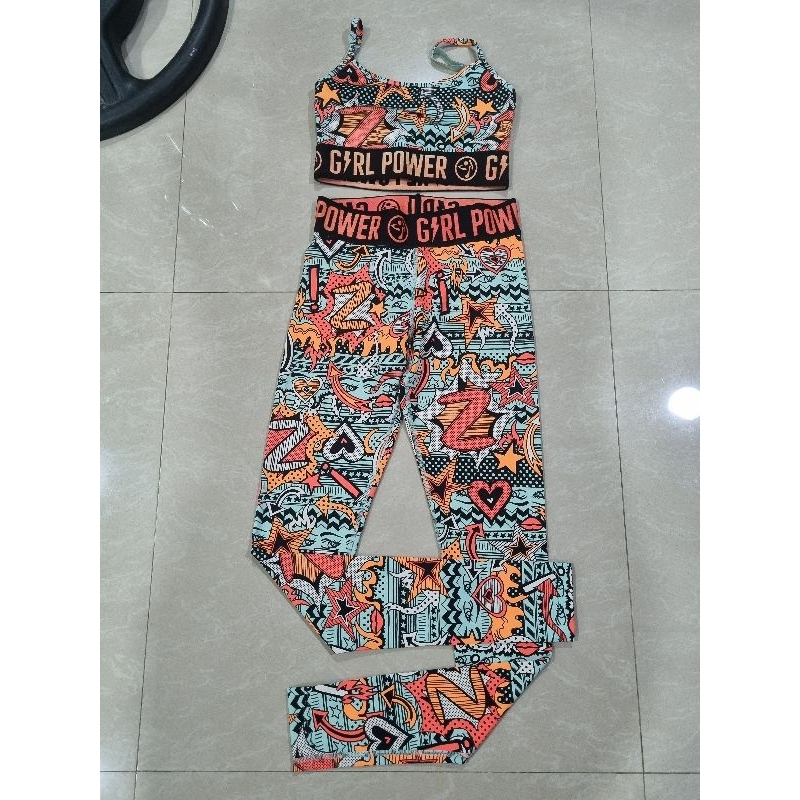 set bra + legging zumba wear