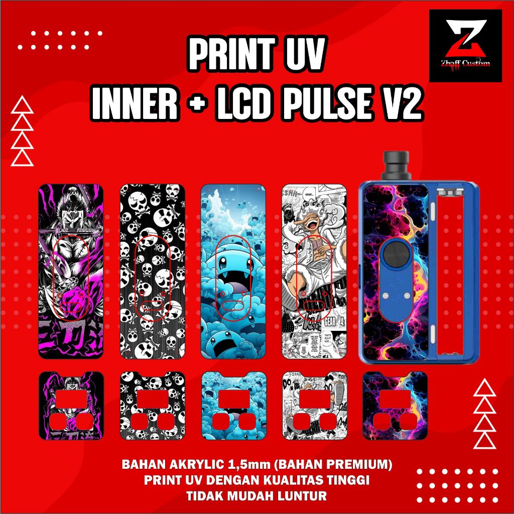 

ACCESORIES Inner Akrilik PLSV2 PRINT UV + Inner LCD zhaffcustom