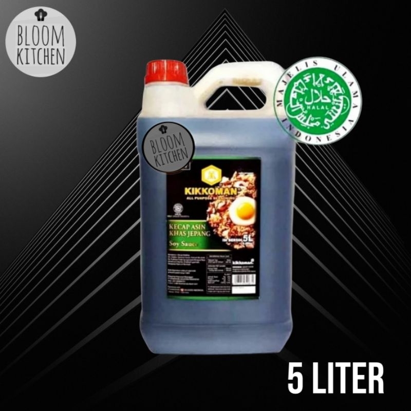 

KIKKOMAN SOY SAUCE 5 Liter / Kecap Asin Khas Jepang