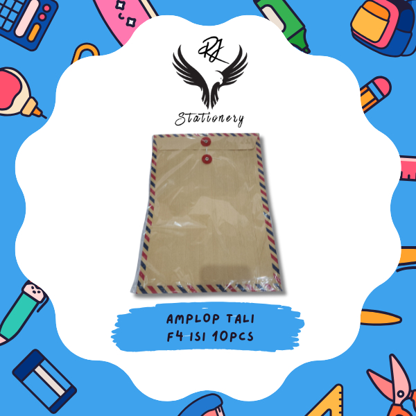 

Amplop Coklat Tali Airmail Folio 310 (10pcs)