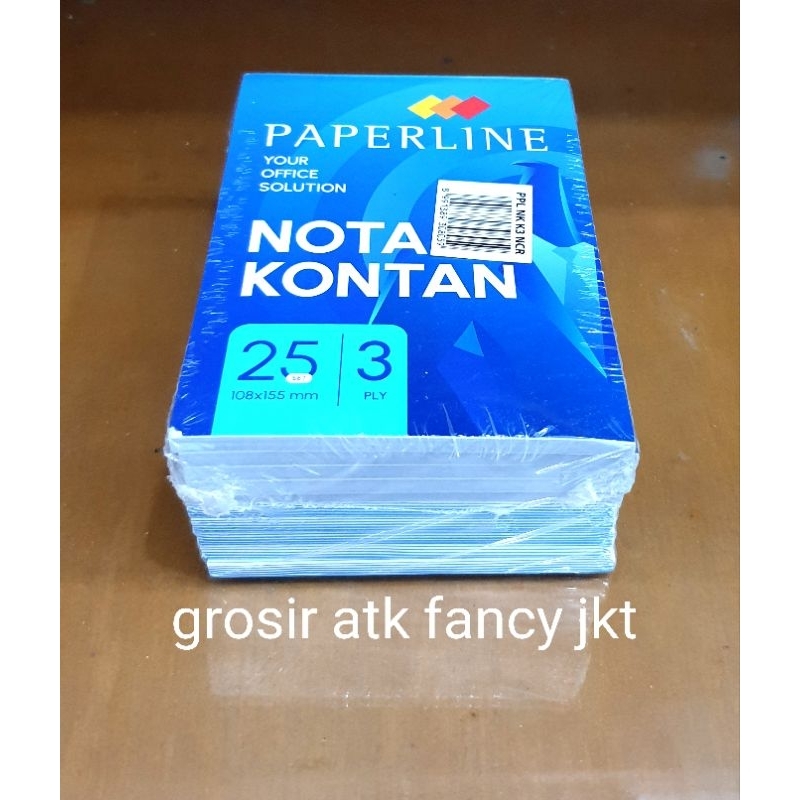 

( 10 buku ) Nota Kontan Paperline PPL 3 ply Kecil 3ply / 3 rangkap