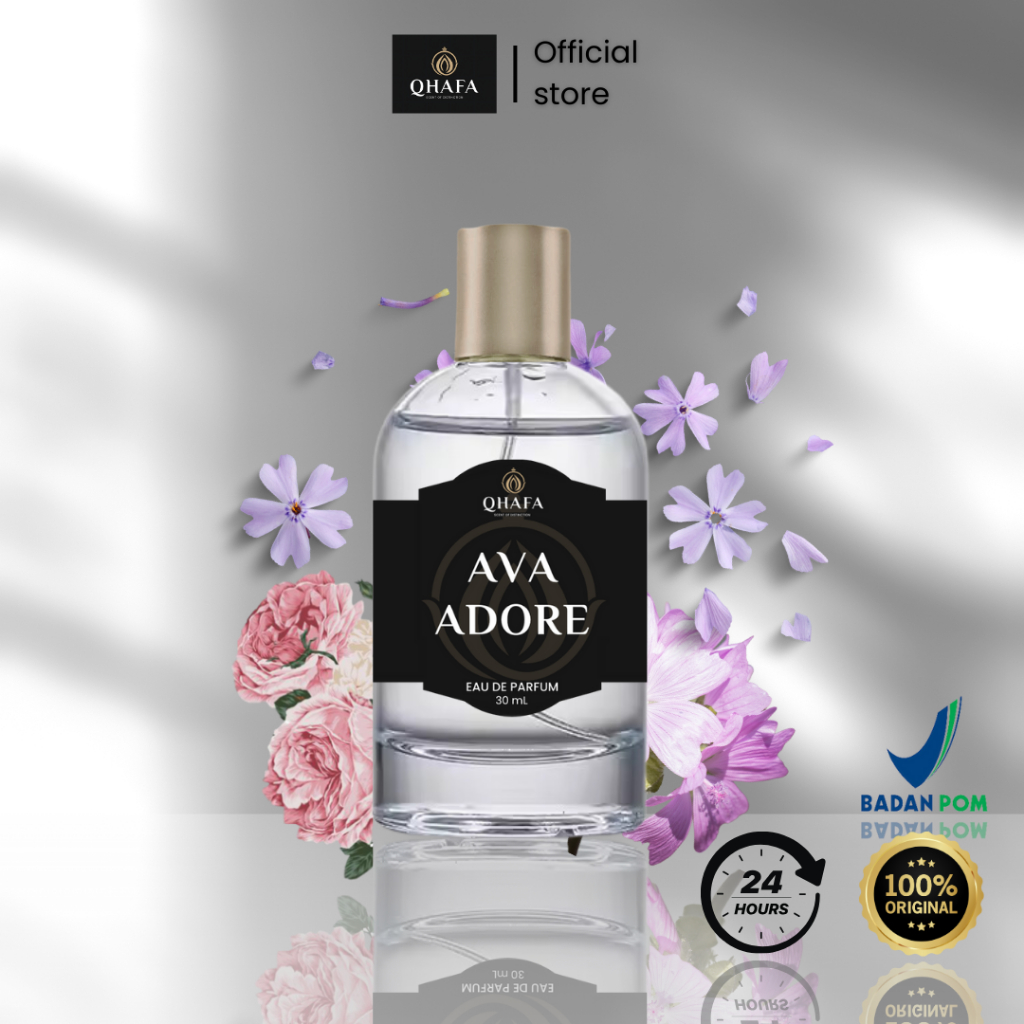 Qhafa - Parfum Unisex Tahan Lama dan Wangi Ava Adore Eau De Parfum [EDP] 30 ML