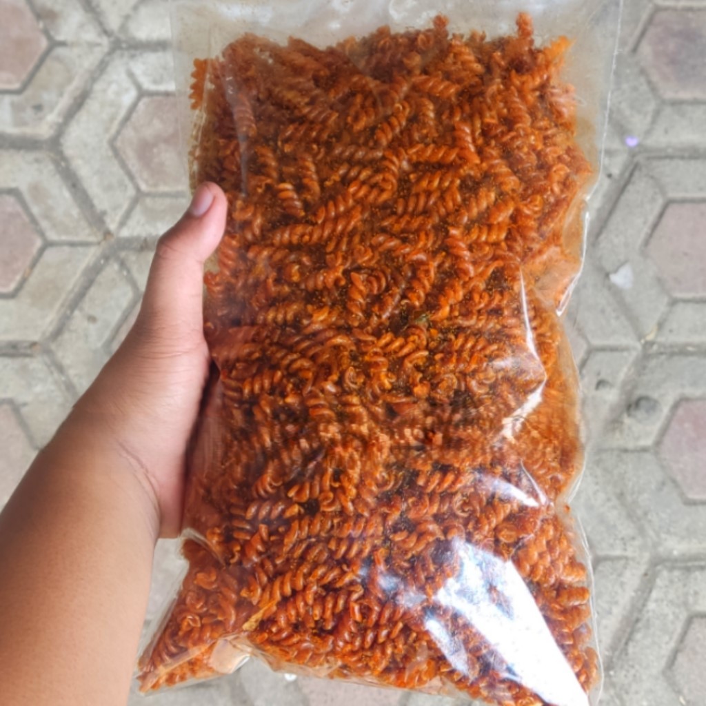 

Makaroni Spiral Pedas Daun Jeruk 200gr