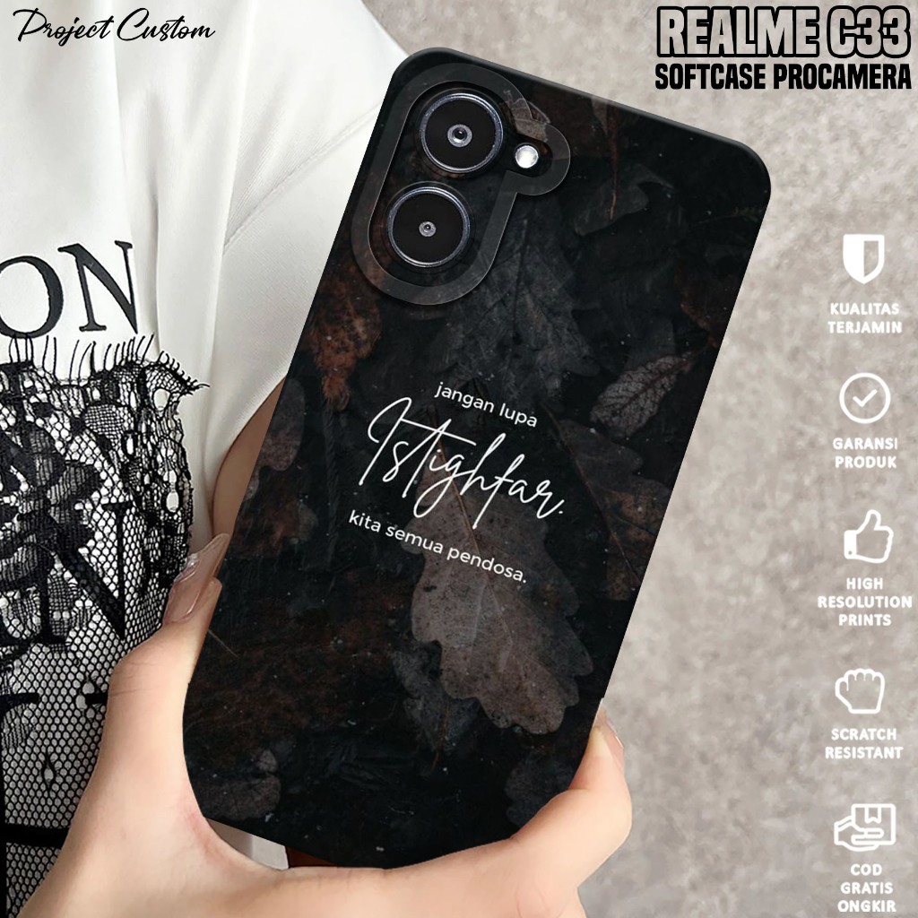 Softcase Hp Realme C33 - Case Hp Realme C33 ( QUOTES ) Silikon Hp Realme C33 - Casing Hp Realme C33 