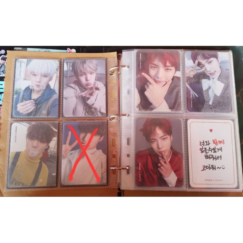 (BACA DESKRIPSI) WTS CLEARANCE SALE PHOTOCARD MONSTA X MINHYUK SHOWNU JOOHEON HYUNGWON CHANGKYUN KIH
