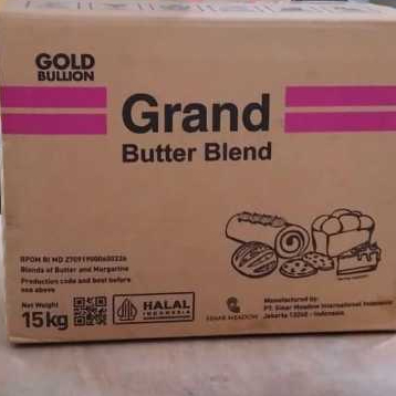 

grand butter blend gold bullion 15kg