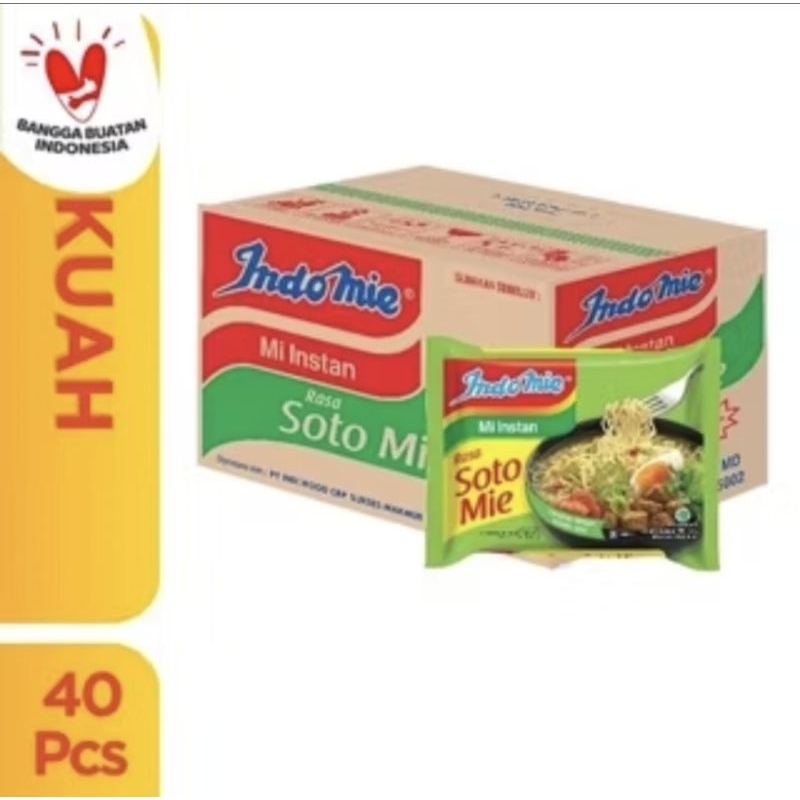 

Indomie 1 dus isi 40pcs