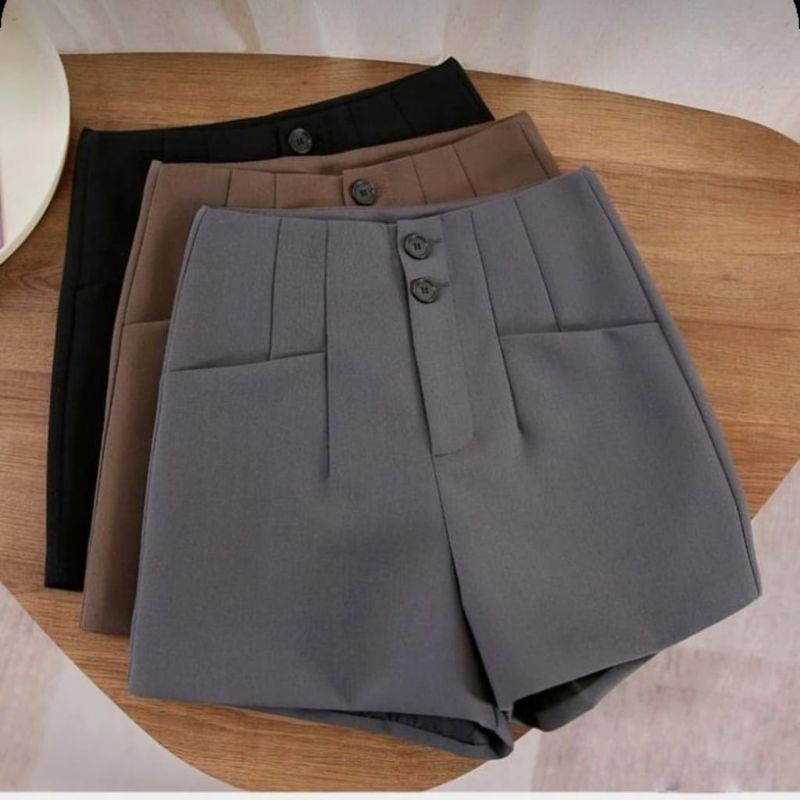 rok celana pendek korean style jumbo /rok hotpants wanita terbaru