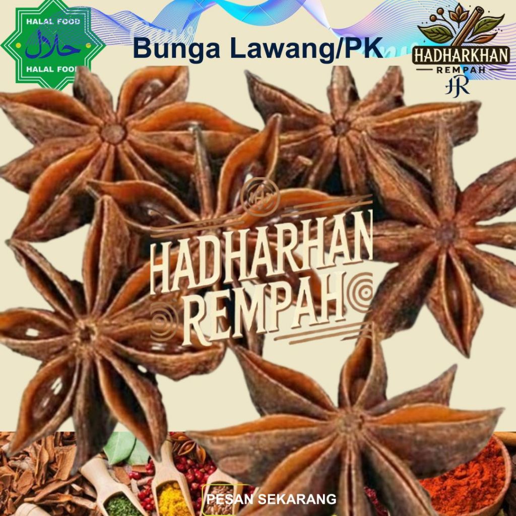 

Bunga lawang atau Kembang Lawang atau pekak 5 gr