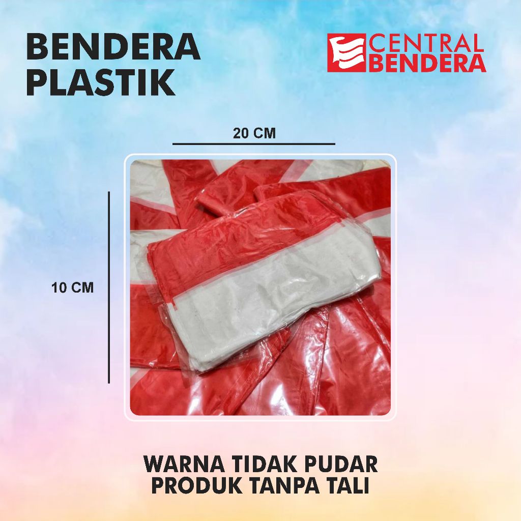 BENDERA PLASTIK MINI 1 PACK