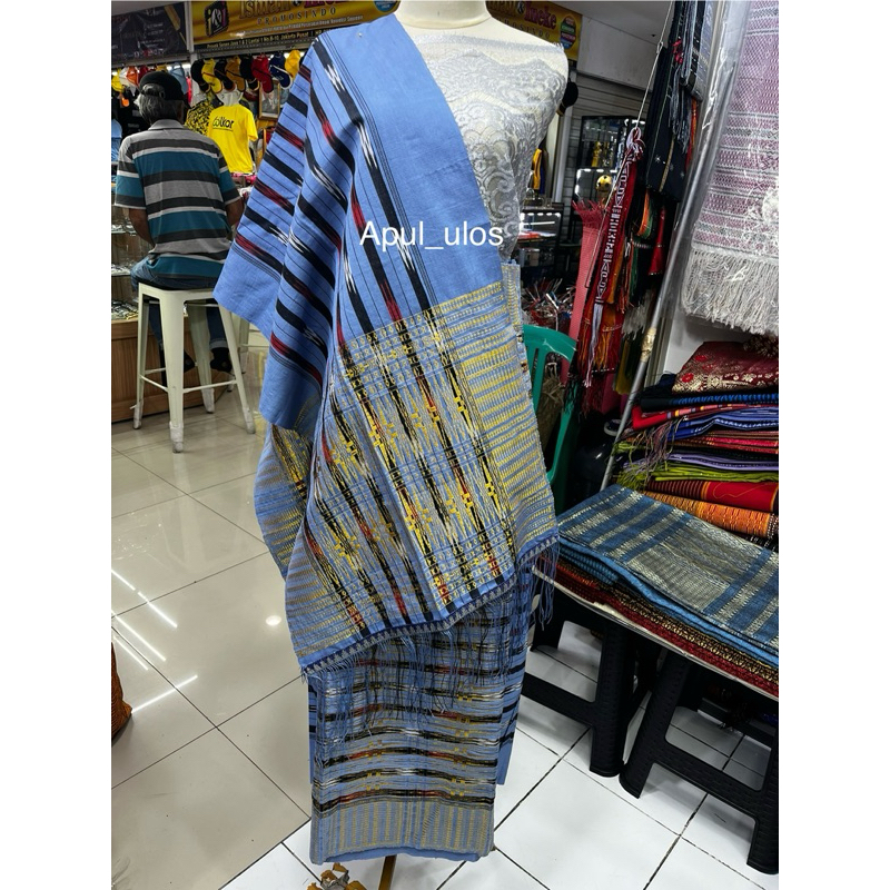 Songket Tumtuman tenun tangan asli sirat payet2