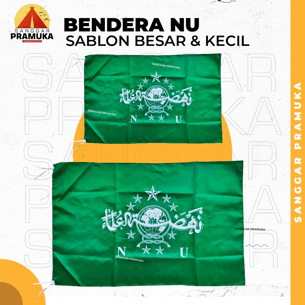 Bendera NU / Bendera Nahdlatul Ulama / bendera Nu