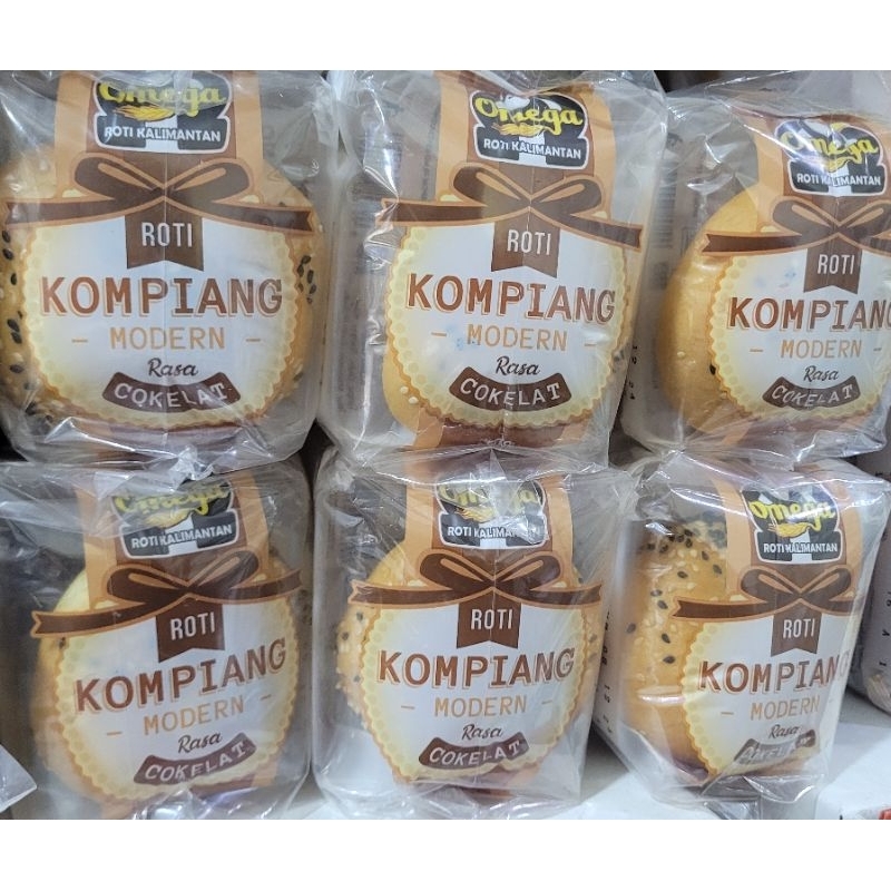 

Roti Kompiang Modern Omega Rasa Coklat Isi 5