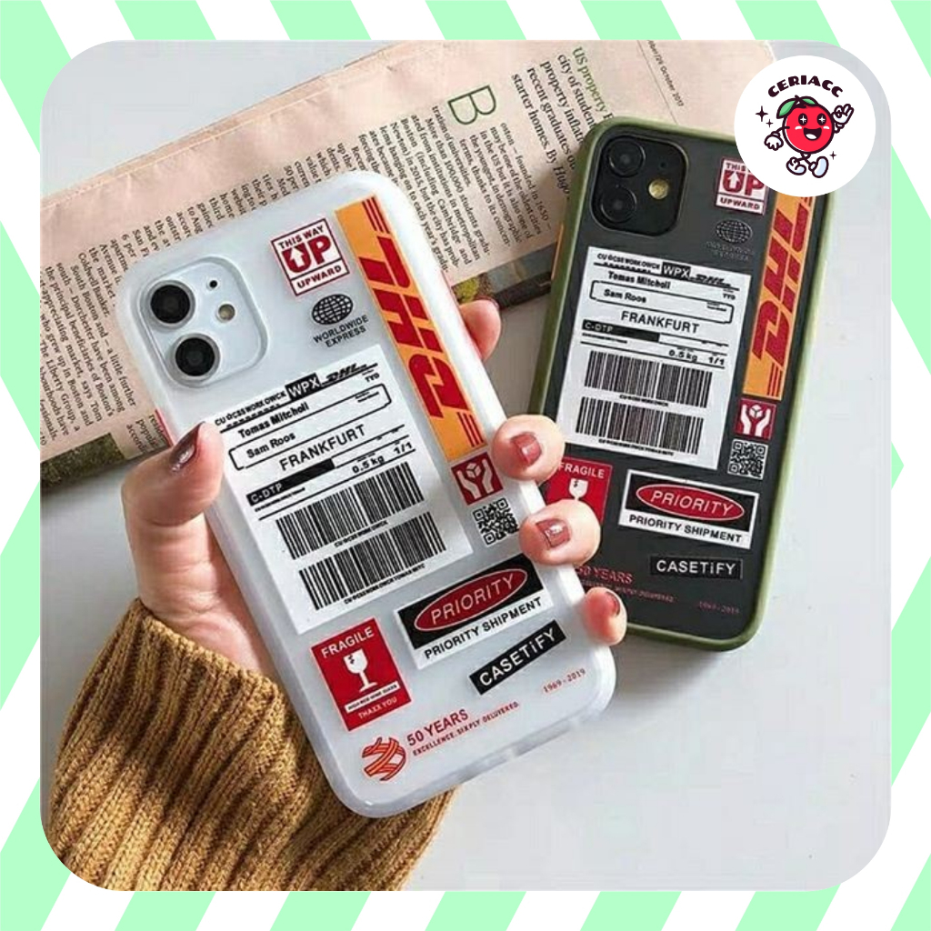 PRINTING HYB Motif dhl case redmi PRO 11S 10C 6 t1 y75 5g note 11 10 infinix hot 10s vivo y15a y15s 