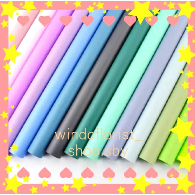 

Kertas Buket Polos (ECER) Cellophane Wrapping Full Colour