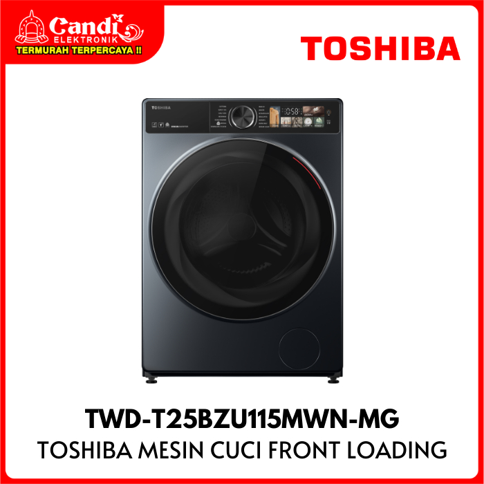 Toshiba TWD-T25BZU115MWN Mesin Cuci Front Load