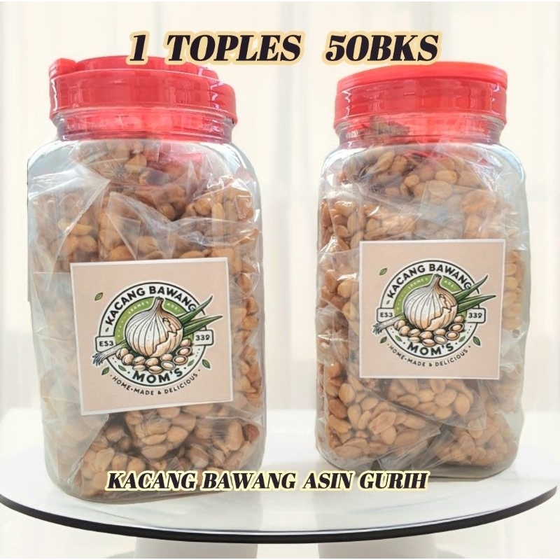 

KACANG BAWANG ASIN GURIH TOPLES 40BKS
